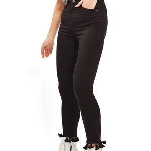 PETITE Black Tassel Jamie Jeans